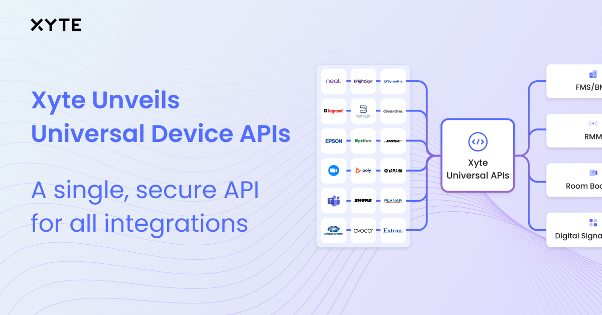 Xyte just dropped its first set of Universal Device APIs