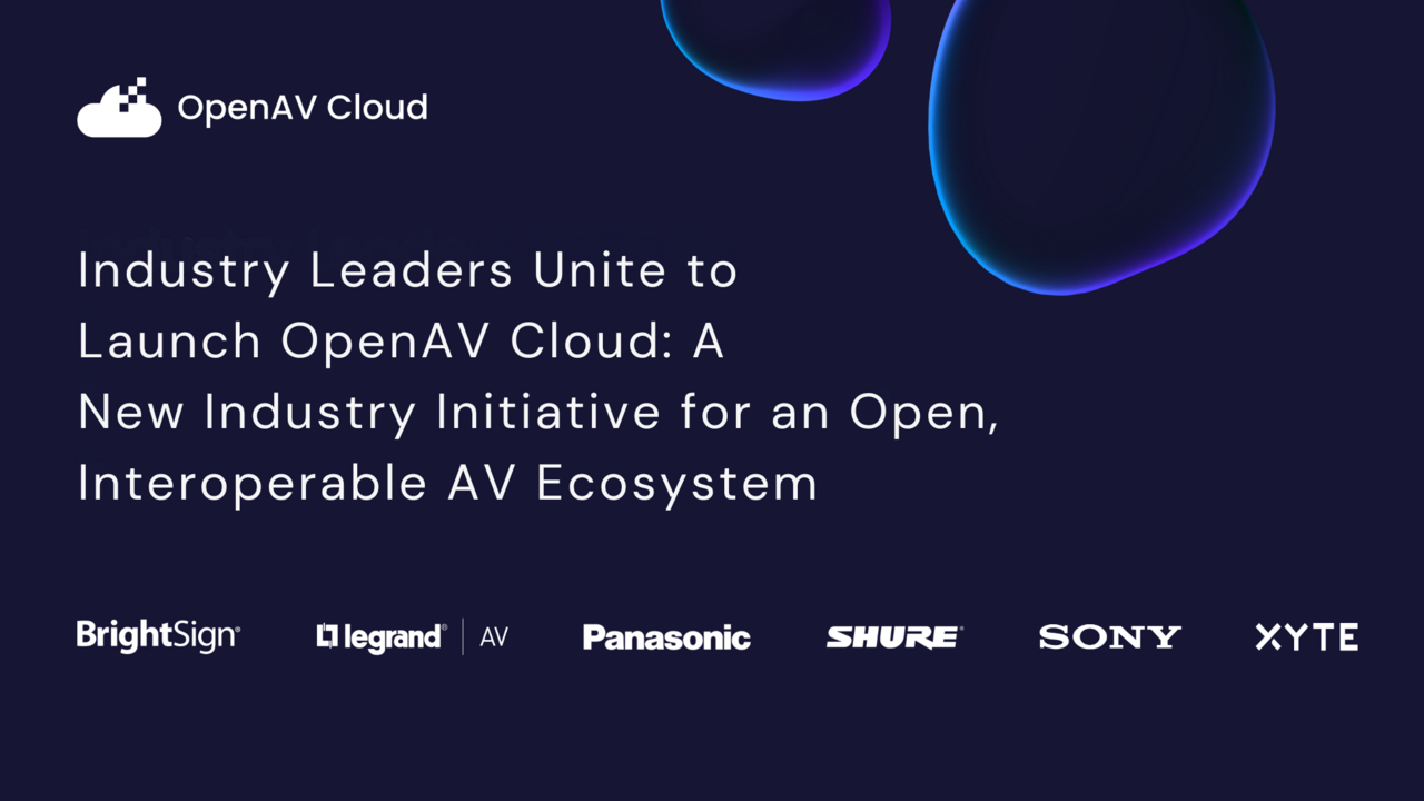 Industry Leaders Unite to Launch OpenAV Cloud