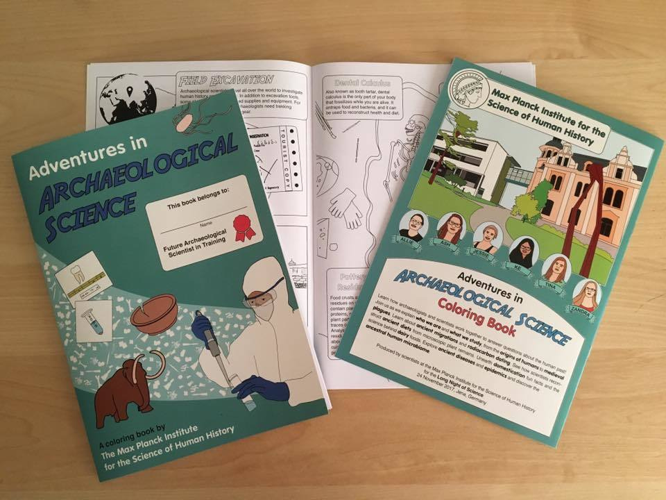Adventures in archaeological science: A colouring book for young scientists