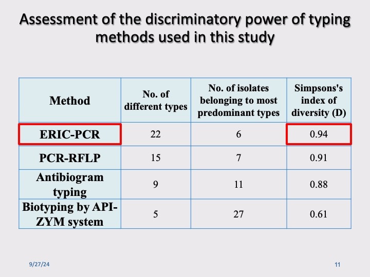 PCR‑based RFLP and ERIC‑PCR patterns of Helicobacter pylori strains linked to multidrug resistance in Egypt