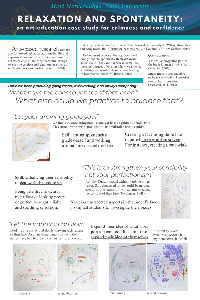 Interactive poster, practicing spontaneity