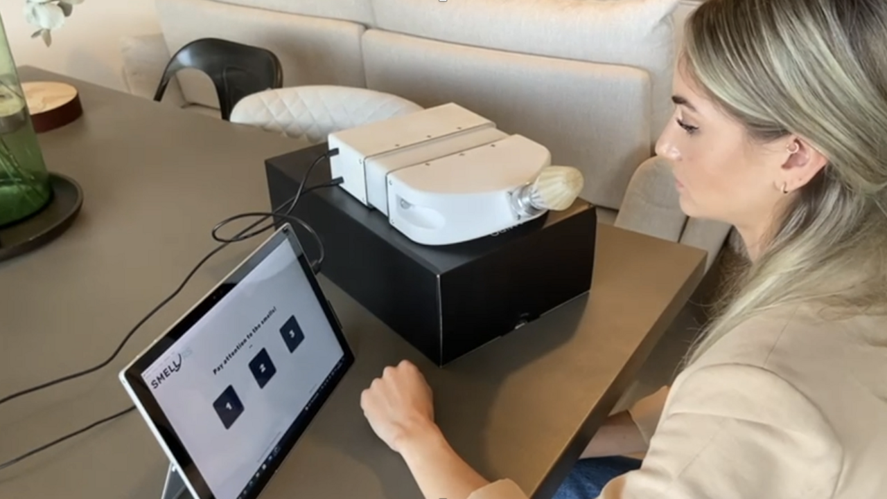 Digital transformation of smell testing