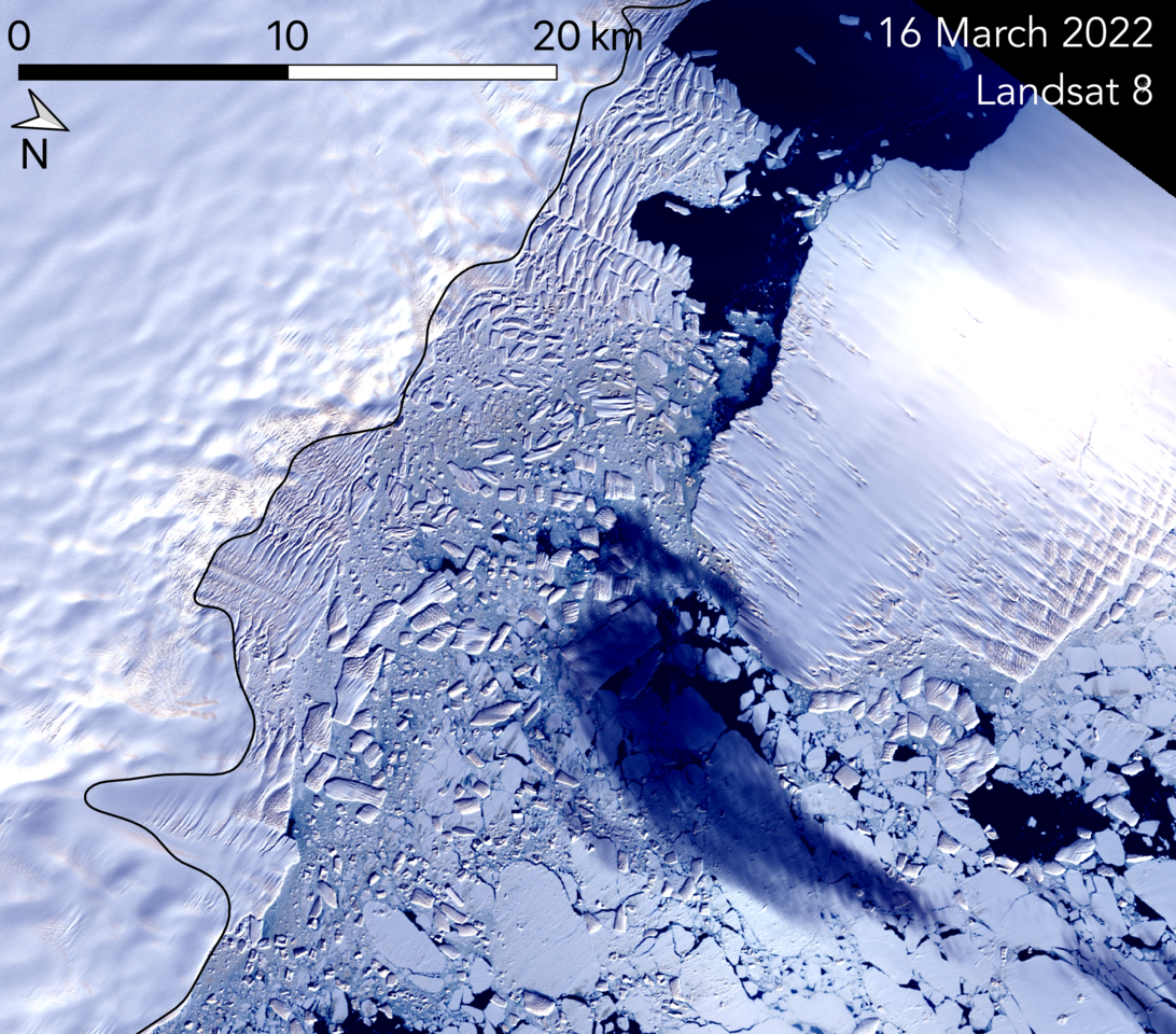 A collapse in East Antarctica