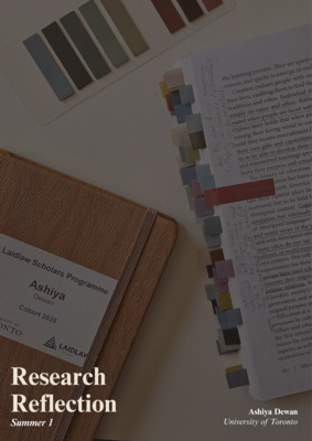Summer 1 Research Reflection