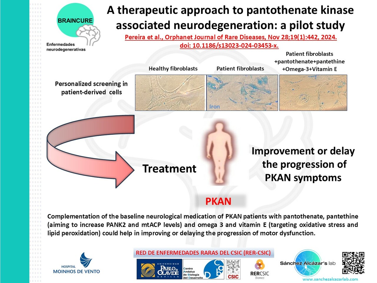 A therapeutic approach to pantothenate kinase associated neurodegeneration