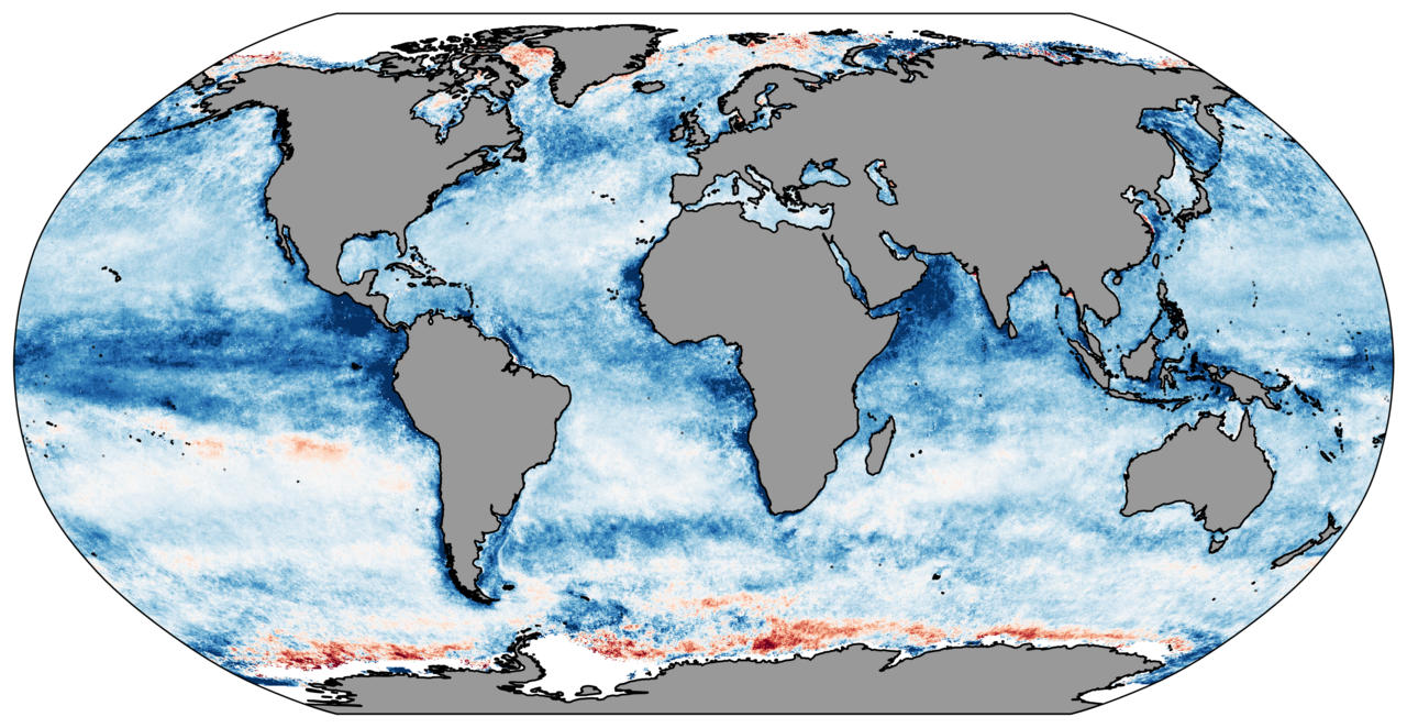 Global declines in ocean primary production underestimated by climate models