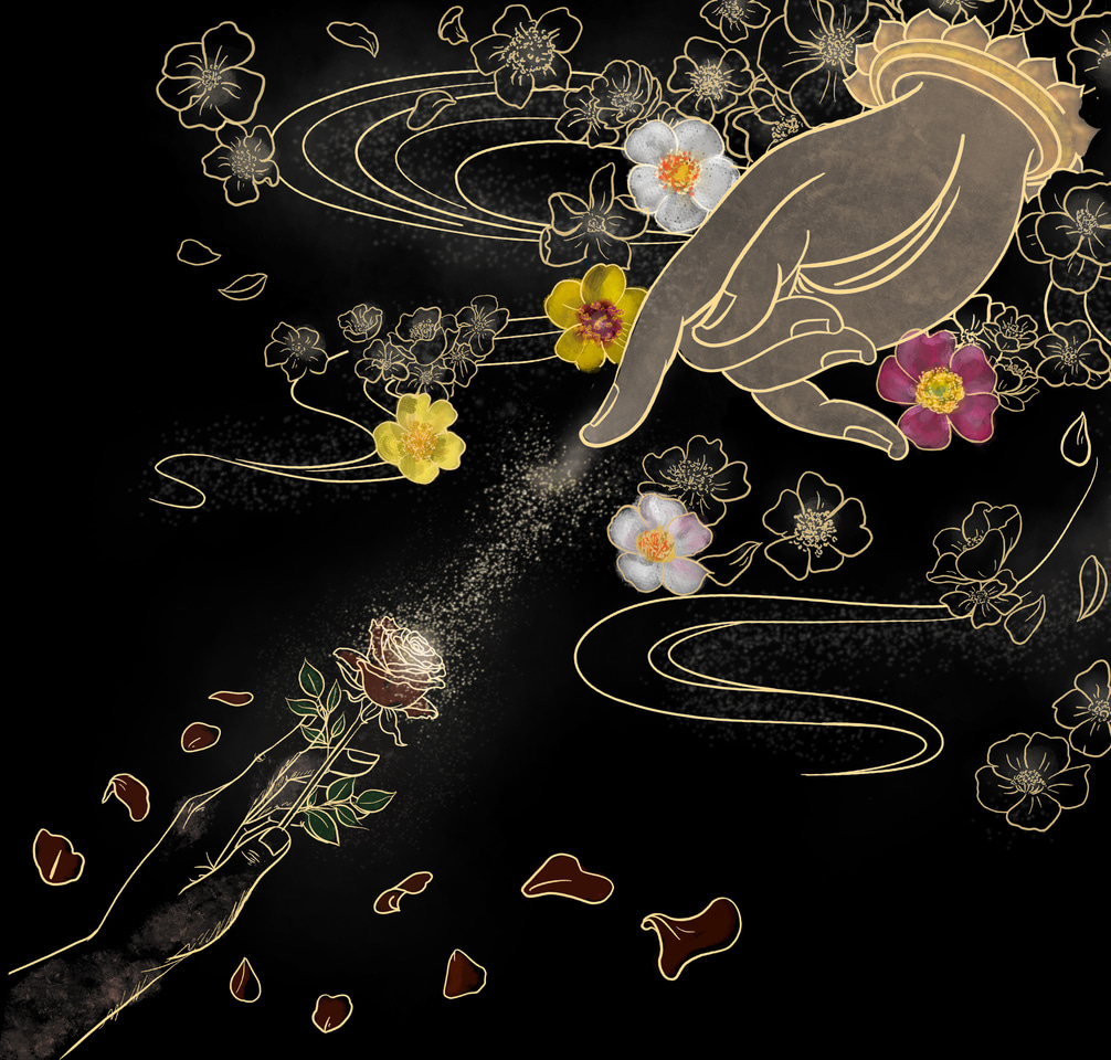 Remaining unchallenged in the garden