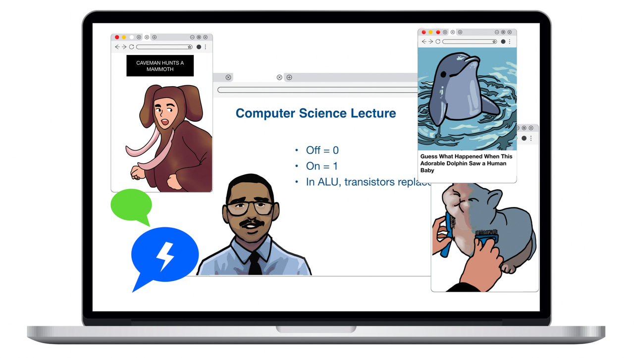 The Challenge of Online Learning: Can Small Quizzes Make a Big Difference?