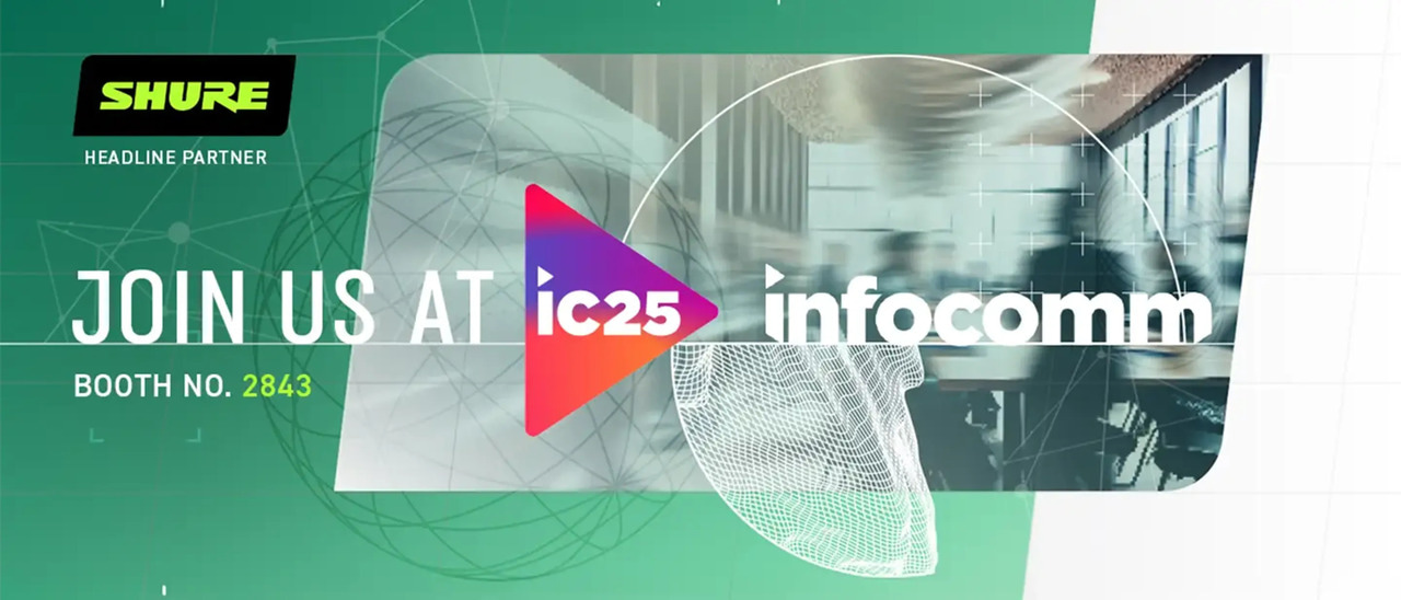 Celebrate 100 Years with Shure at InfoComm 2025!