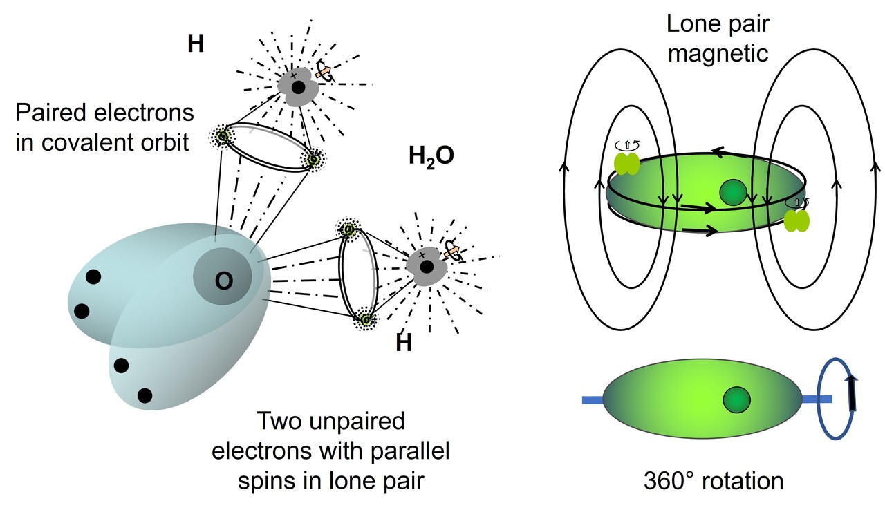 Real structure of water molecule
