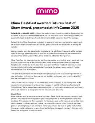 AVTechnology Best in Show 2025