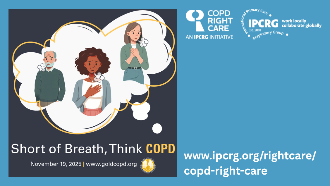 World COPD Day 2025 - “short of breath, think COPD”