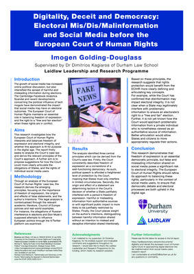 Laidlaw Research Poster