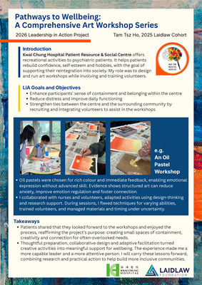 My LiA Project with Kwai Chung Hospital Patient Resource & Social Centre 