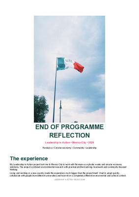 LiA End of Programme Reflection Mexico City 2026
