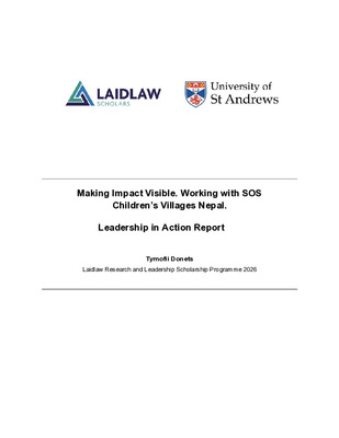 Making Impact Visible. Leadership in Action Report