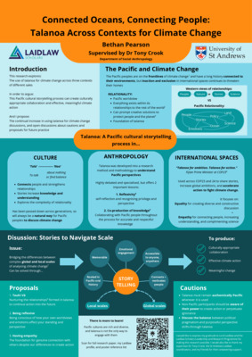 Research Poster: Connected Oceans, Connecting People