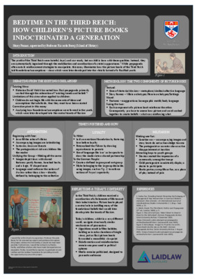 Research Poster - Bedtime in the Third Reich. How Children's Picture Books Indoctrinated a Generation