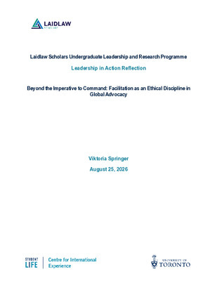 Leadership in Action Reflection