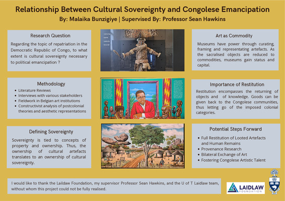 Research Poster: "Art is Power. Power is Art”: An Investigation into the Relationship Between Cultural Sovereignty and Congolese Emancipation