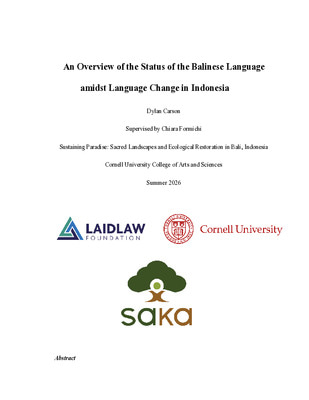 Can Balinese Language still make it in Today’s Indonesia?