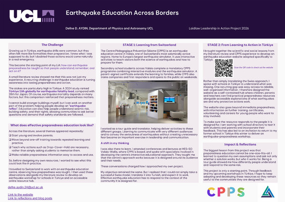 Earthquake Education Across Borders LiA POSTER