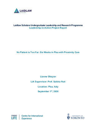 Leadership-in-Action Project Report