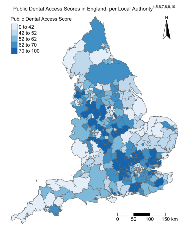 Waiting in line for a check-up: evaluating access to NHS dental services in England