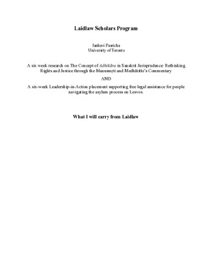End-of-Programme Reflection 