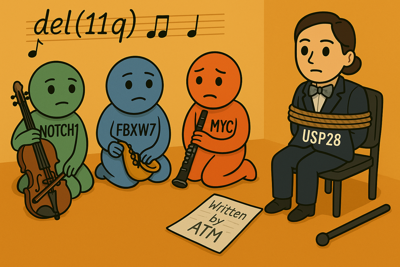 What happens to the symphony of NOTCH1 signaling in CLL when the knowledgeable conductor USP28 disappears? What a simple project taught me.