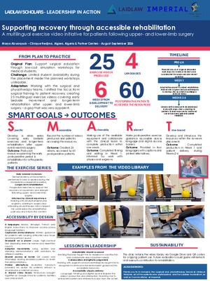 Supporting Recovery Through Accessible Rehabilitation