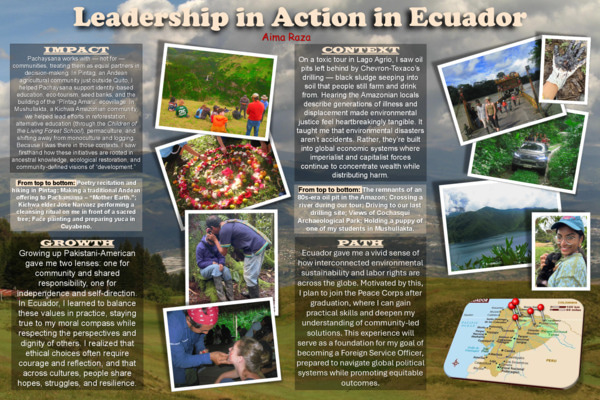 Leadership-in-Action in Ecuador Poster