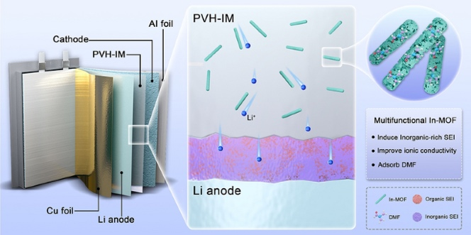 Indium-MOF as Multifunctional Promoter to Remove Ionic Conductivity and Electrochemical Stability Constraints on Fluoropolymer Electrolytes for All-Solid-State Lithium Metal Battery