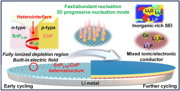 Designing Metal Phosphide Solid‑Electrolyte Interphase for Stable Lithium Metal Batteries Through Electrified Interface Optimization and Synergistic Conversion