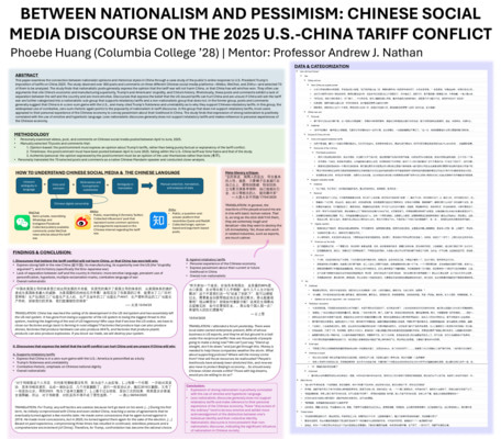 Poster: US-China Tariff Discourse 