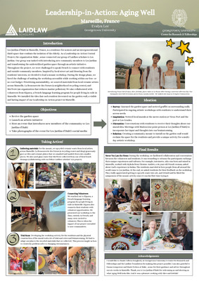 Leadership-in-Action Poster - Aging Well Marseille France