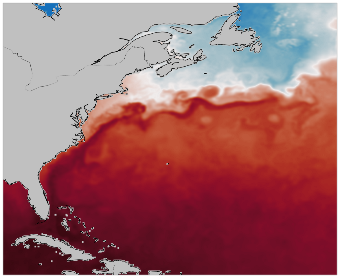 Northward Gulf Stream migration 300 years ago