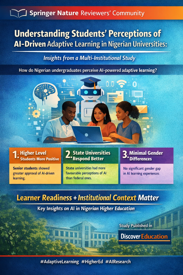 Understanding Students’ Perceptions of AI-Driven Adaptive Learning in Nigerian Universities: Insights from a Multi-Institutional Study