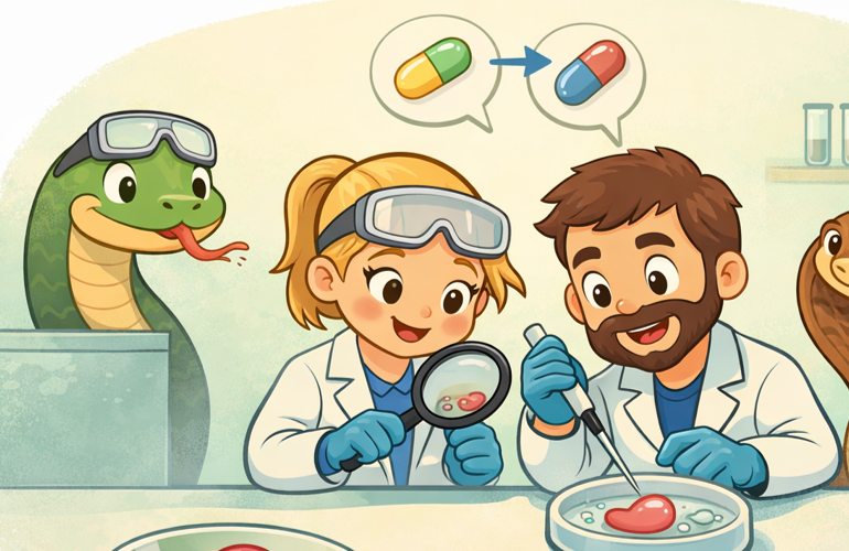 Did You Know? Mini snake glands are brewing real poison! 🐍⚡