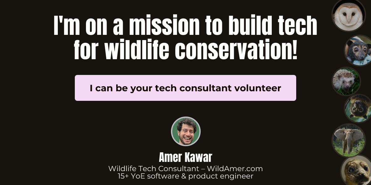 Feedback please: What tech stack do conservationists use/need?