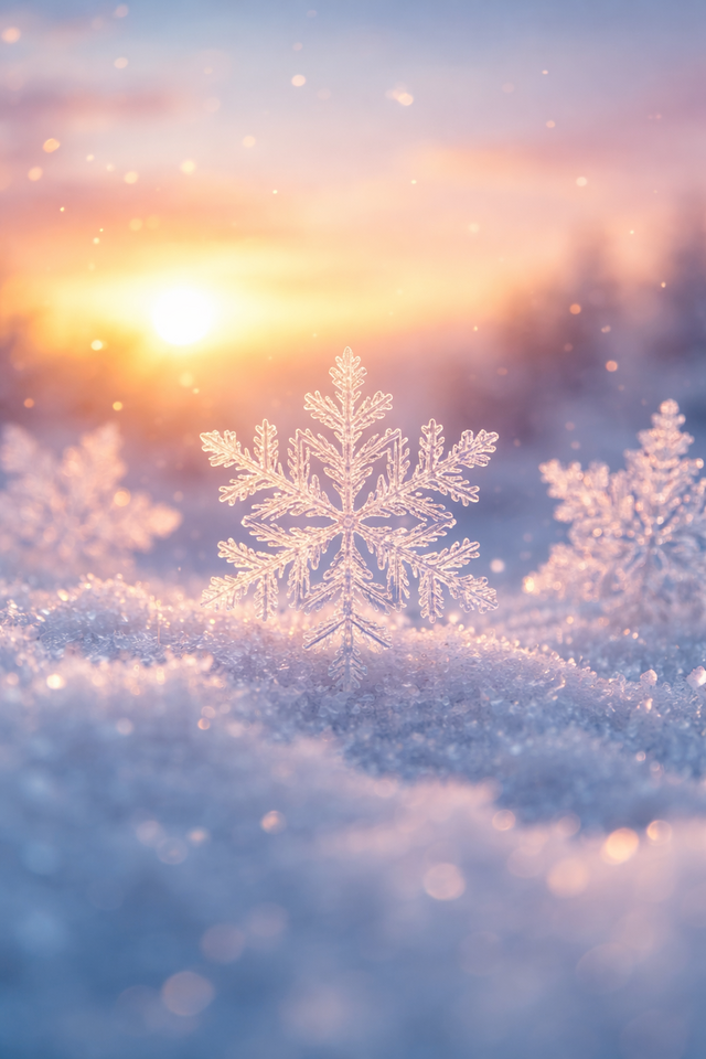 Coherence of Snow Crystal Growth