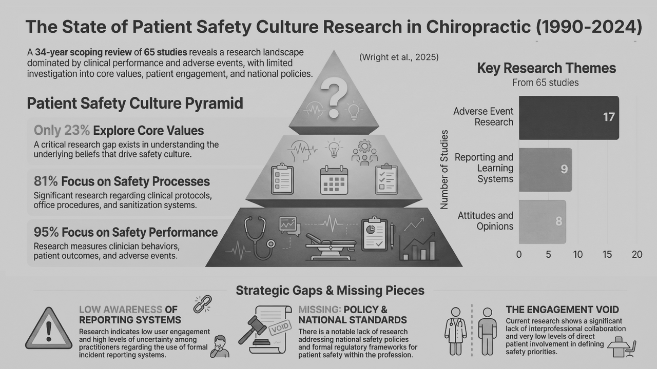 Why We Mapped the State of Patient Safety Culture in Chiropractic Care