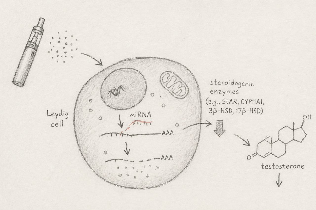microRNAs as hidden regulators of testosterone disruption in e-cigarette exposure