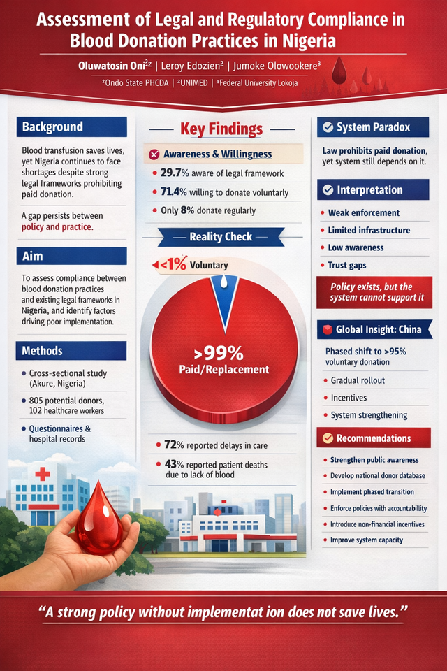 When Policy Exists Only on Paper: A Story Behind Blood Donation in Nigeria