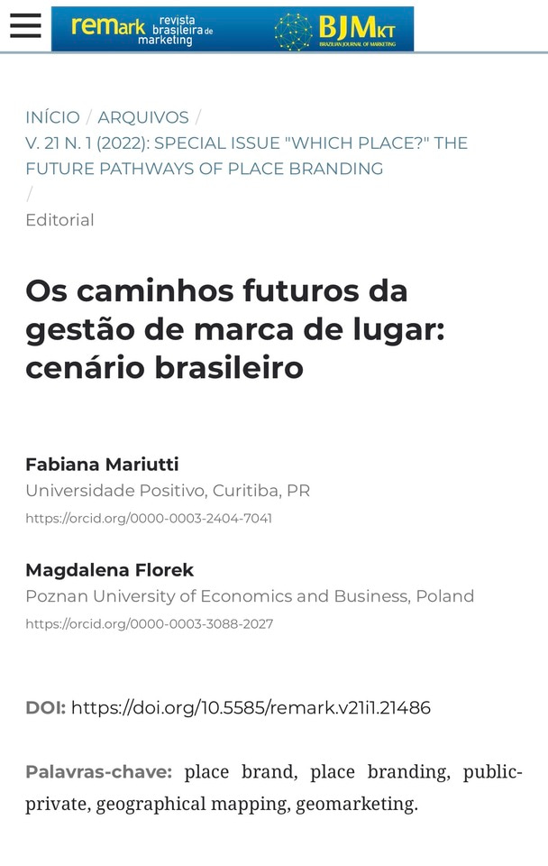 "Which place?" The Future Pathways of Place Branding