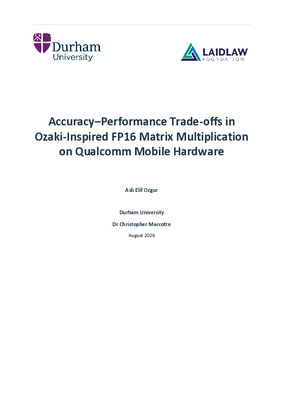 Accuracy–Performance Trade-offs in Ozaki-Inspired FP16 Matrix Multiplication on Qualcomm Mobile Hardware