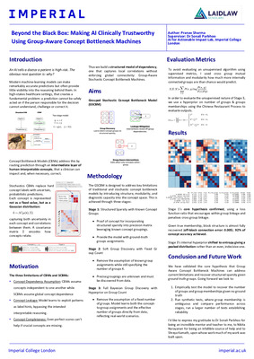 Beyond the Black Box: Making AI Clinically Trustworthy using Group-Aware Stochastic Concept Bottleneck Machines