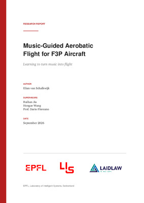 Teaching a Plane to Dance: Music-Guided Aerobatic Flight (Research Report)