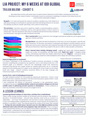 Trajan Majomi - LSE Cohort 5 - LiA Poster 
