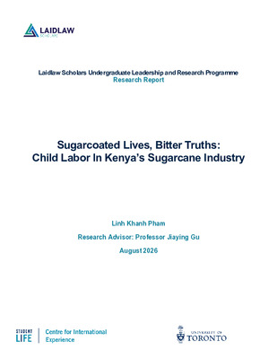 Research Report | Sugarcoated Lives, Bitter Truths Child Labor In Kenya’s Sugarcane Industry: Ethical Violations and Economic Inefficiencies